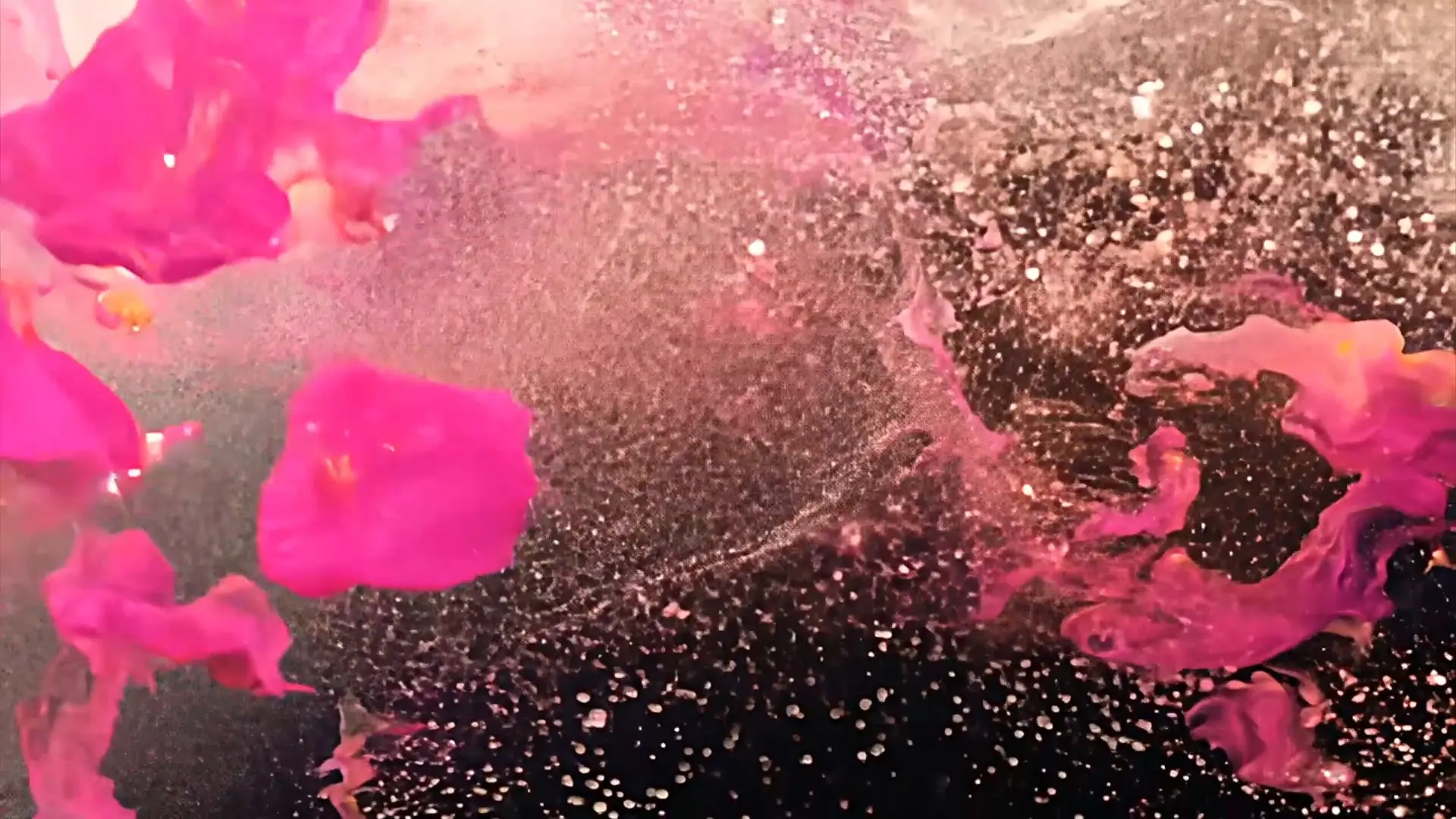 Abstract Liquid Paint Transition for Fashion Ad Visuals